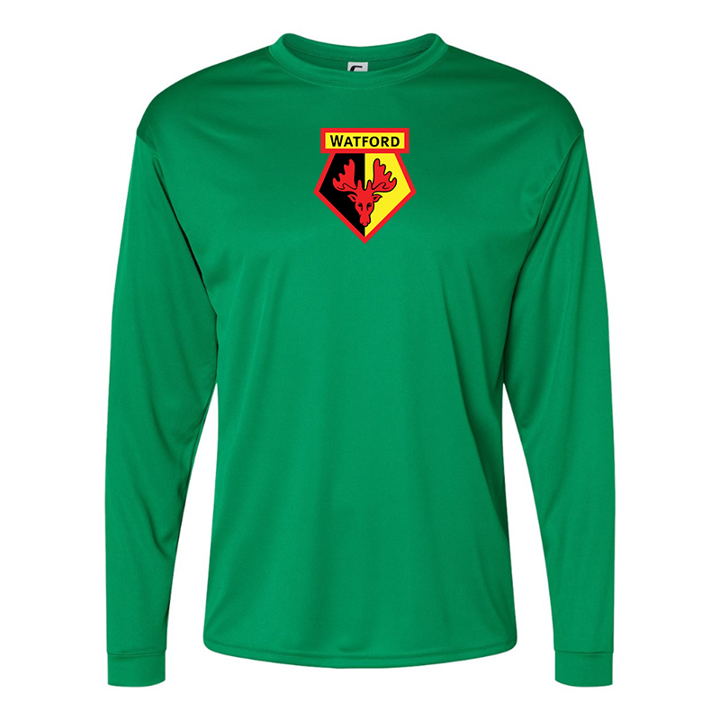 Men's Watford Soccer Performance Long Sleeve T-Shirt